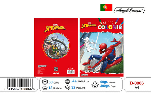 Livro para Colorir Spiderman