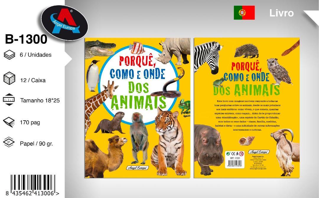 Livro "Porquê, Como e Onde" Dos Animais