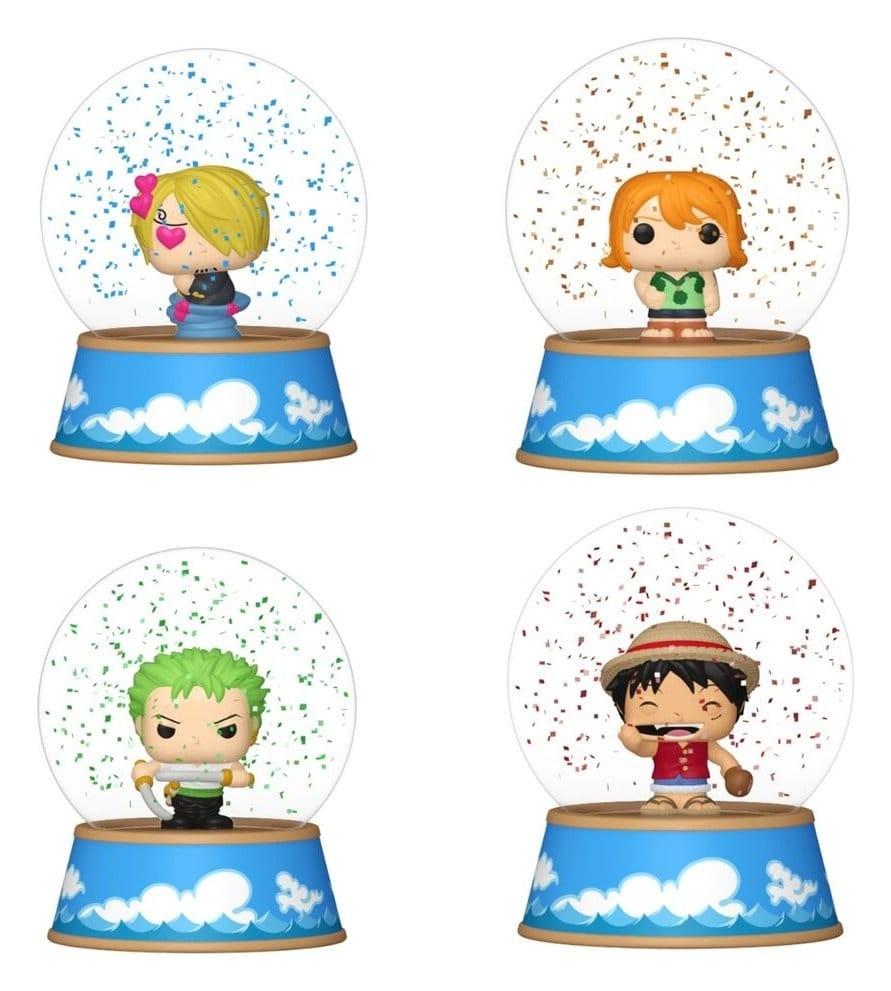 Funko Mini Figuras Glitter Globes (Display 12 unid.) – One Piece