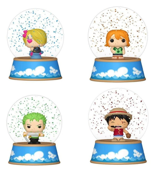 Funko Mini Figuras Glitter Globes (Display 12 unid.) – One Piece