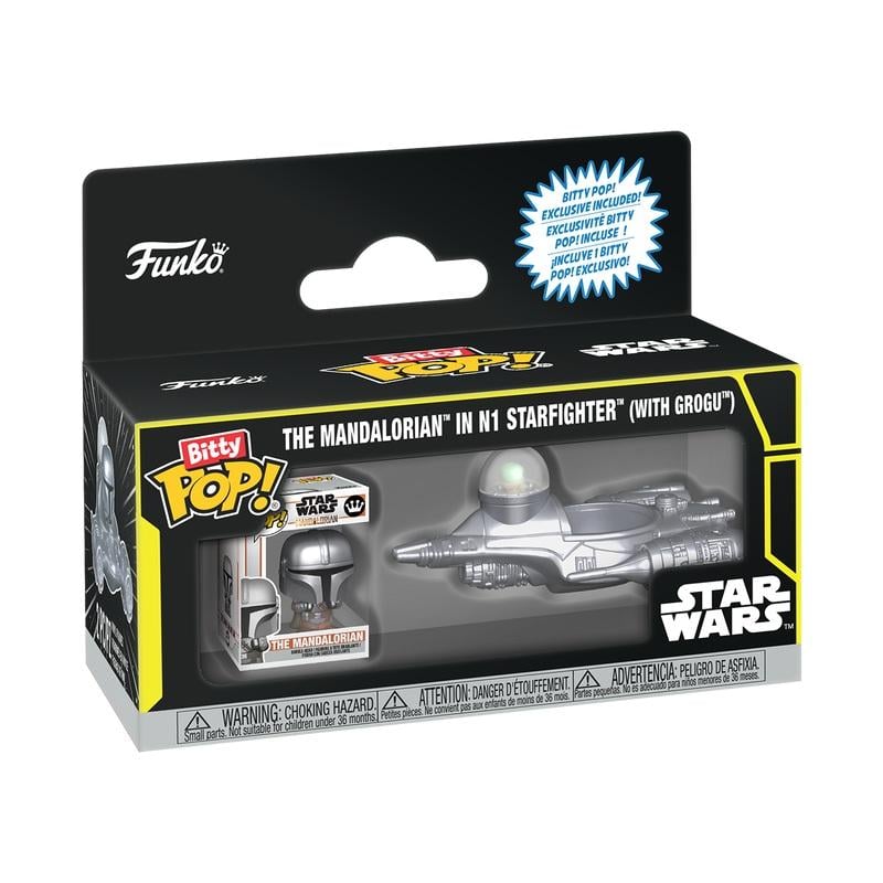 Funko Bitty POP! Ride N-1 com Mando – Star Wars