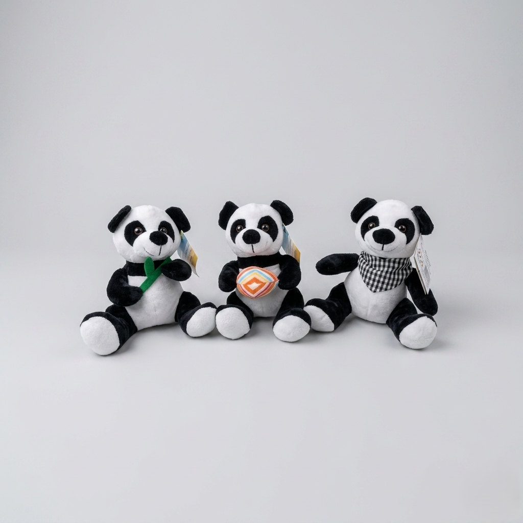 Peluche Panda 3 Modelos 20CM
