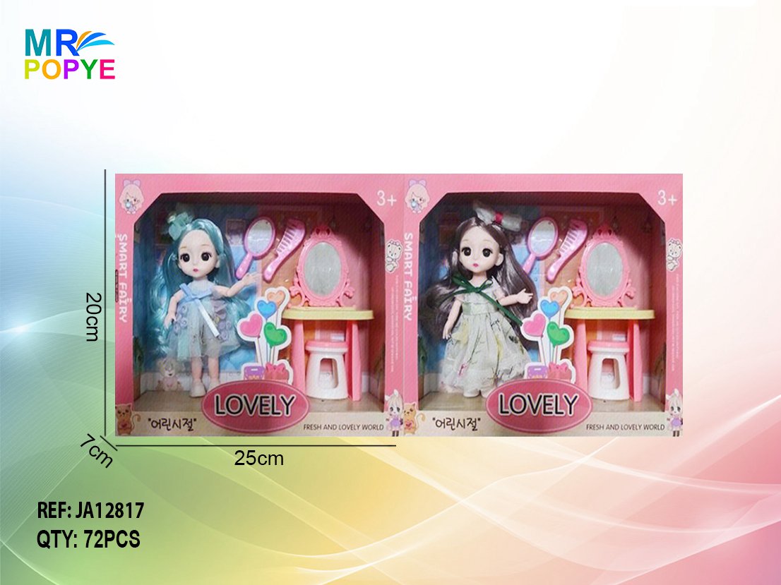 Boneca c/ Acessórios 20 x 25 Cm