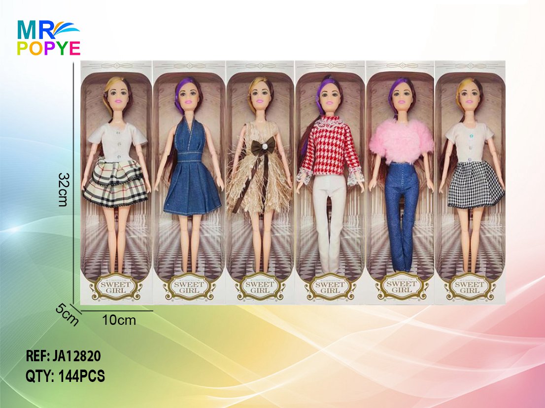 Boneca Fashion 30 Cm Altura
