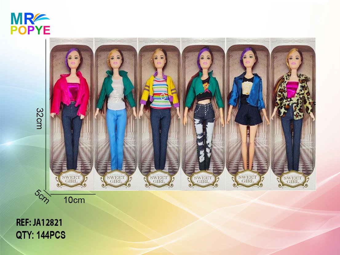 Boneca Fashion 30 Cm Altura