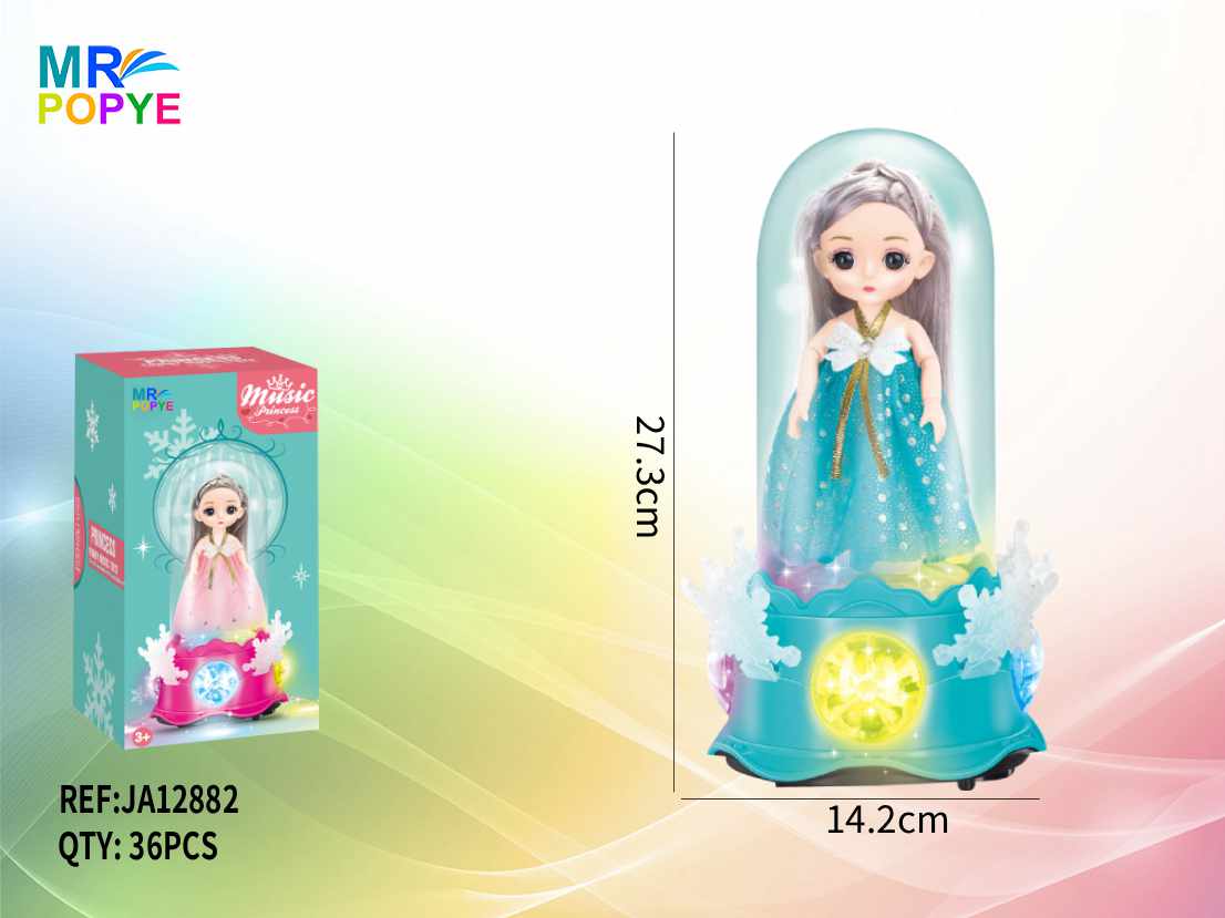 Boneca Elétrica c/ Som e Luz 27.3 x 14.2 Cm