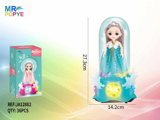 Boneca Elétrica c/ Som e Luz 27.3 x 14.2 Cm