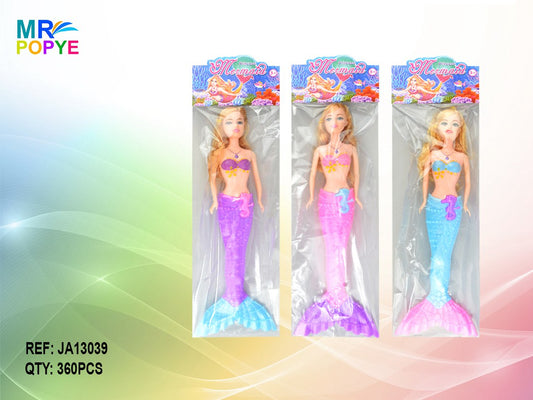 Boneca Sereia 13 Cm Altura