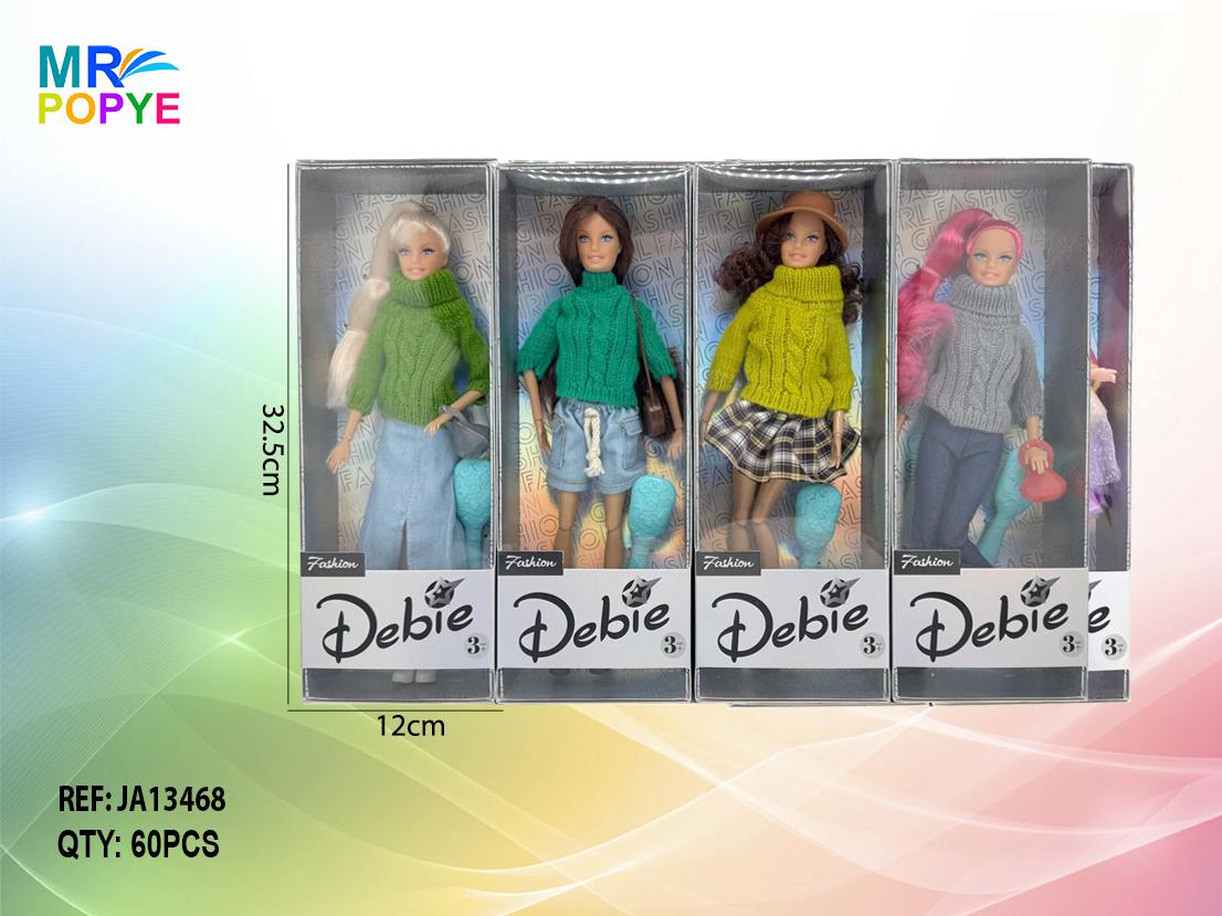 Boneca Debie Inverno 29 Cm Altura