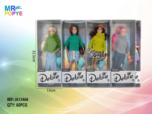Boneca Debie Inverno 29 Cm Altura