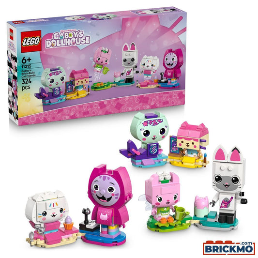 LEGO - Gabby's Dollhouse - Gabby's Brick-Built Cat Friends (11215)
