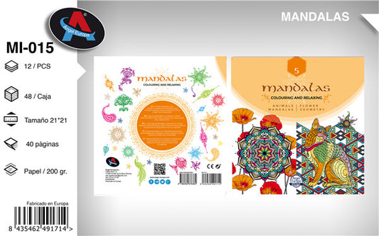 Livro para Colorir Mandalas