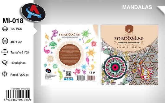 Livro para Colorir Mandalas