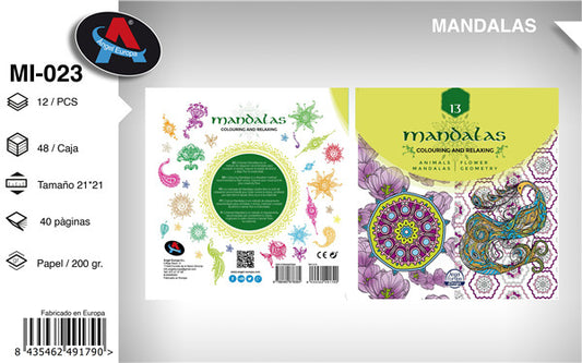 Livro para Colorir Mandalas