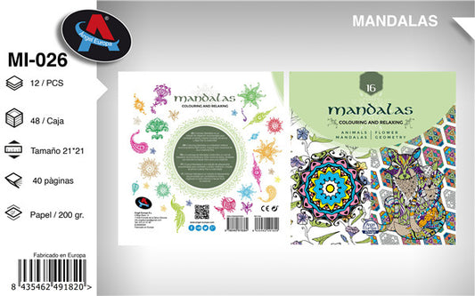 Livro para Colorir Mandalas