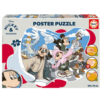 Puzzle Educa Poster Mickey & Friends 250 peças