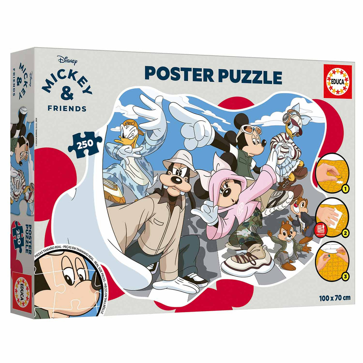 Caixa Puzzle Educa Poster Mickey & Friends