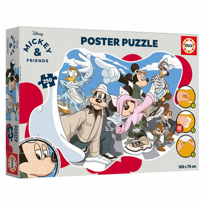 Caixa Puzzle Educa Poster Mickey & Friends