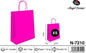 Pack 24 Sacos de Papel Rosa-Choque XS 23 x 18 x 8 Cm