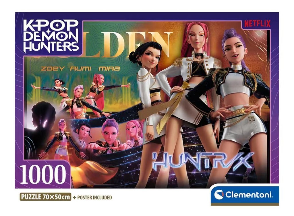 Puzzle Clementoni KPop Demon Hunters 3 1000 pçs