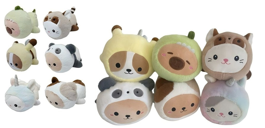 Peluche Kawaii Animais com Fato 20 Cm