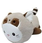 Peluche Kawaii Animais com Fato 20 Cm - Fato de Guaxinim