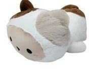 Peluche Kawaii Animais com Fato 20 Cm - Fato Malhado Castanho