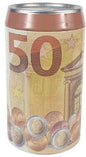 Mealheiro Lata Notas de Euro 10,5 x 19,5 cm - Nota de 50 €