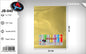 Pack 12 Cartolinas Metalizadas 50 x 65 Cm Dourado