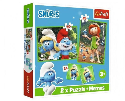 Puzzle Trefl - Smurfs 4 em 1