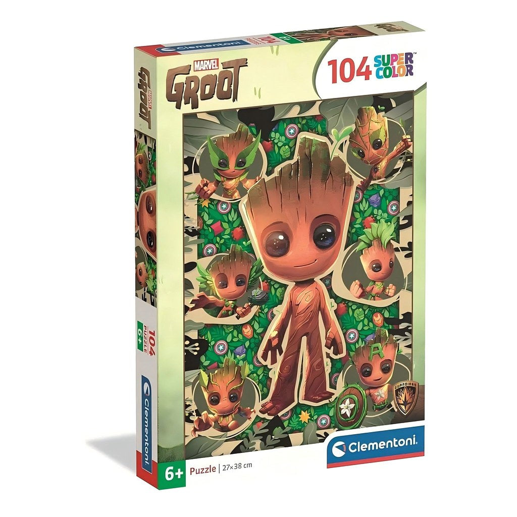 Jogo Clementoni puzzle 104 pçs Marvel Groot 2025