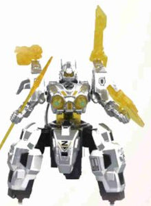 Robô Mecha-X com Luz e Som 19 Cm - Prateado