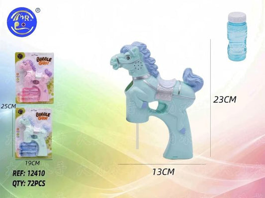 Pistola de Bolhas de Sabão Cavalo