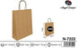Pack 24 Sacos de Papel Kraft Castanho XXS 14 x 18 x 8 Cm