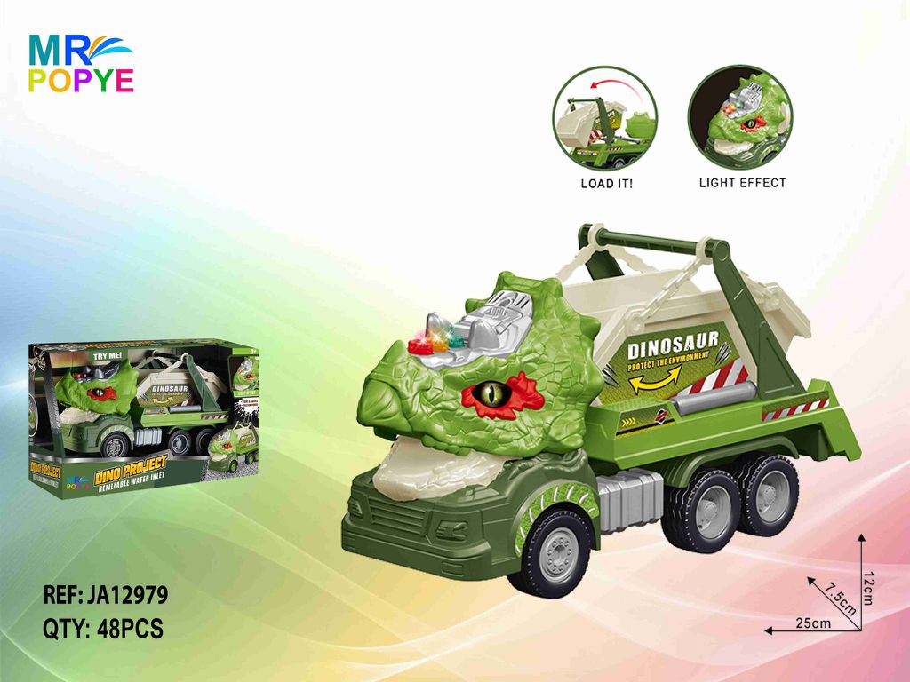 Camião de Construção Dinossauro de Fricção (Modelo 3)