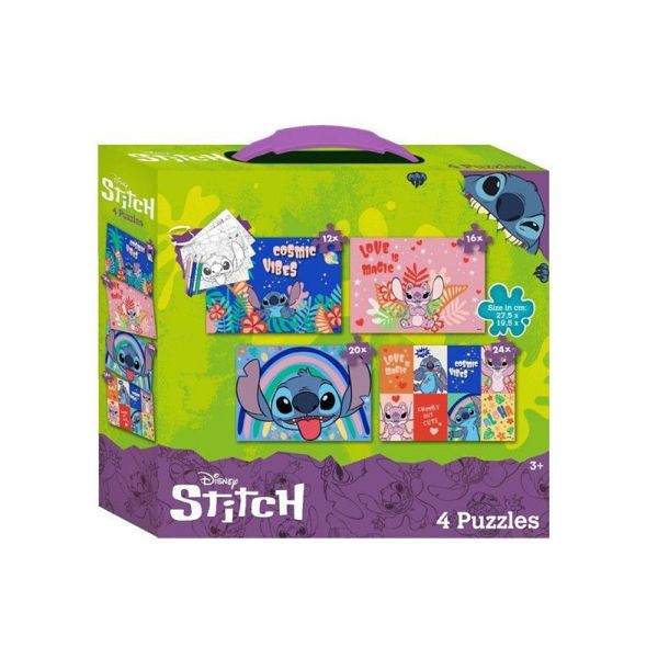 Puzzle Clementoni - Stitch 4 em 1