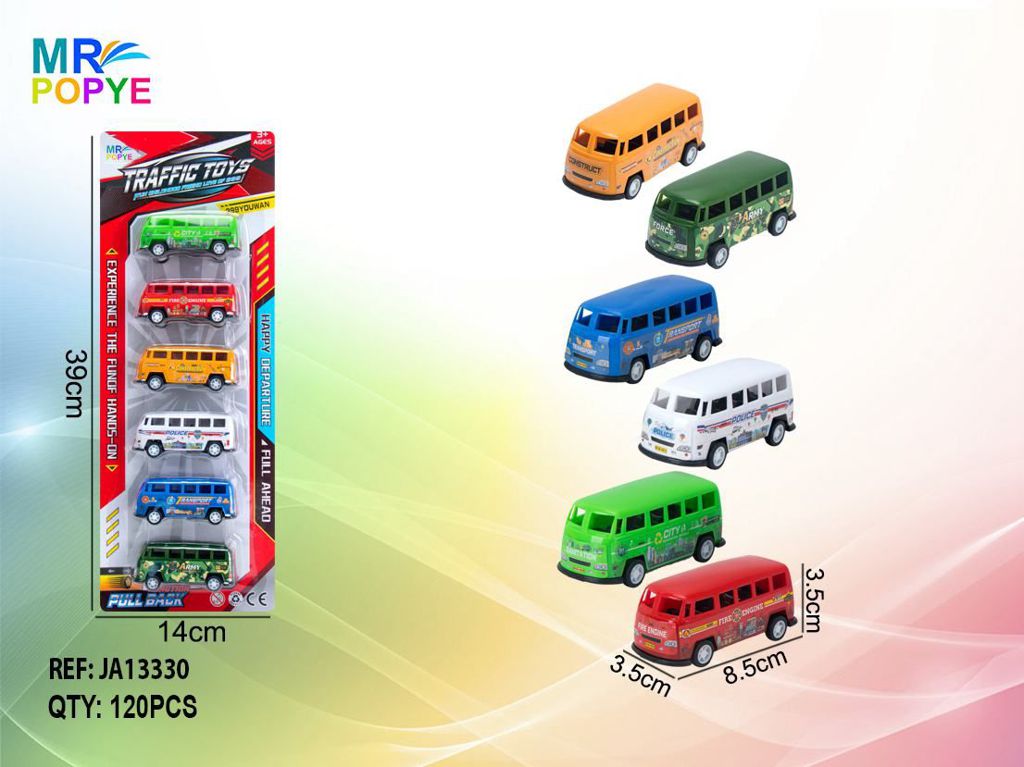 Autocarro de Recuo 6 Cores (Modelo 2)