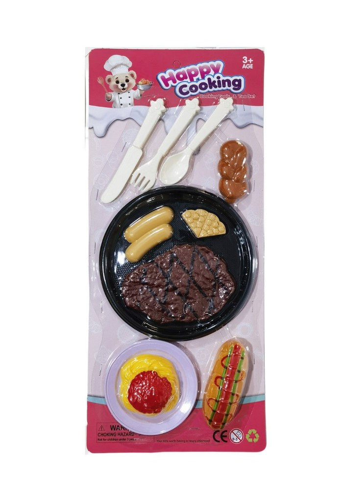 Conjunto Bife com Acompanhamentos 43 x 19 Cm