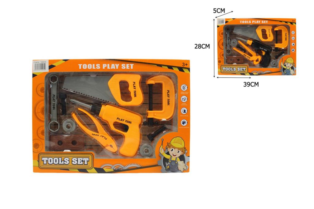 Conjunto de Ferramentas Tools Play Set 39 x 28 Cm