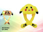 Peluche/Gorro Pikachu c/ Luz