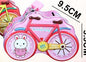Mealheiro de Metal Bicicleta com Cadeado - Rosa