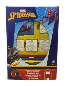Conjunto 7 Canetas de Feltro Laváveis Tema Homem-Aranha