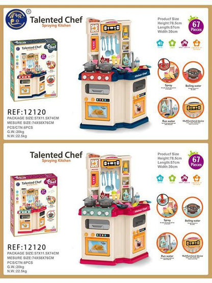 Cozinha Talented Chef com Luz e Som 67 Peças