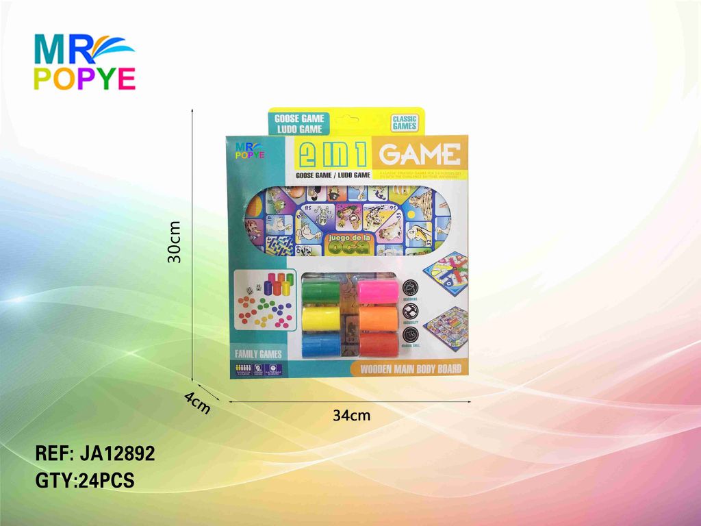 Jogo de Mesa - Ludo e Jogo do Ganso