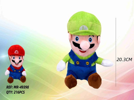 Peluche Super Mário/Luigi 20.3CM