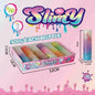 Slime Cores Douradas c/ Dinossauro