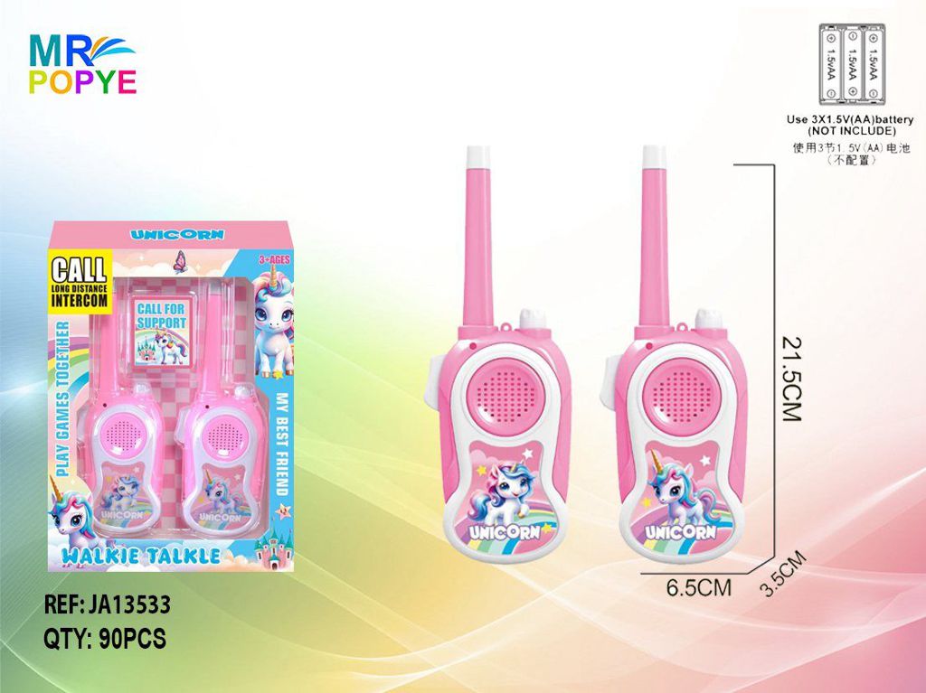 Walkie-Talkie Unicórnios