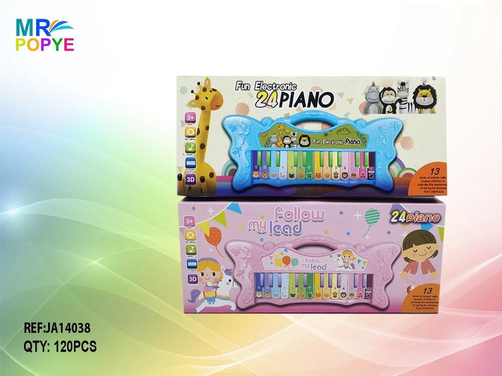 Piano Infantil 24 Teclas com Sons de Animais