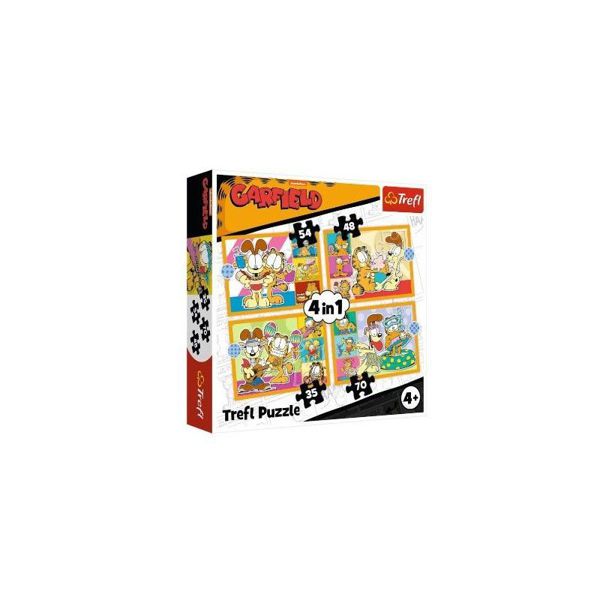 Puzzle Trefl - Garfield 4 em 1
