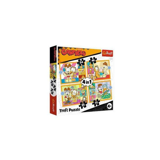 Puzzle Trefl - Garfield 4 em 1